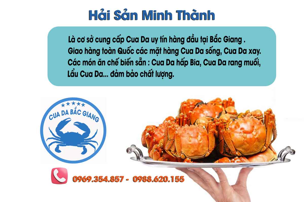 Cua Da Bắc Giang - Hải sản Minh Thành 